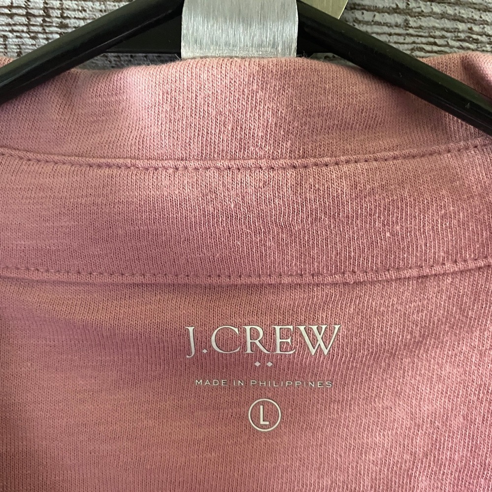 J. Crew Men's Short-Sleeved Button-Down Shirt Size L Pink Chest Pocket NWT‎ - Picture 4 of 5